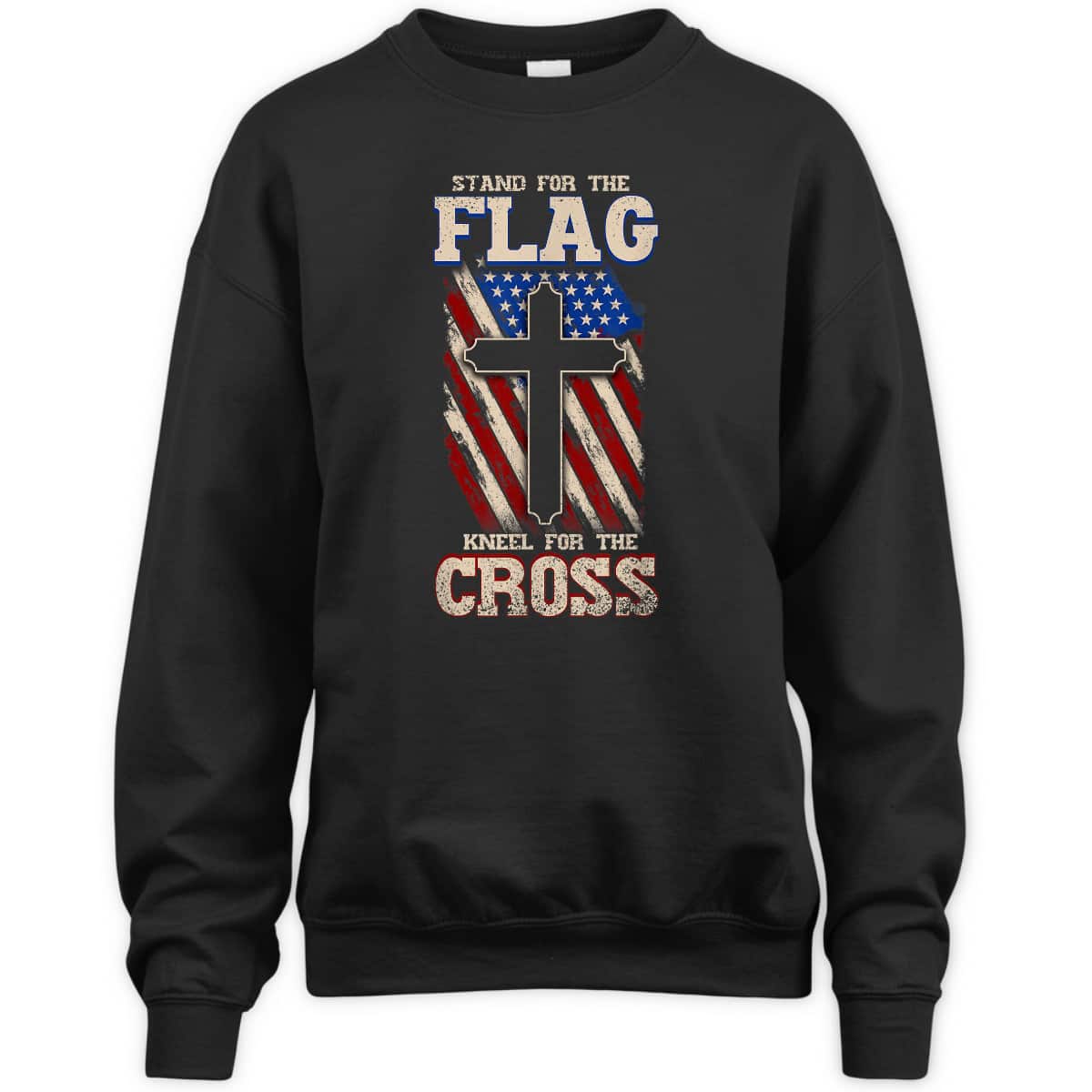 Stand For The Flag Kneel For The Cross Military T-Shirt Veterans Day Gift Stand For The Flag Kneel For The Cross Military T-Shirt Veterans Day Gift