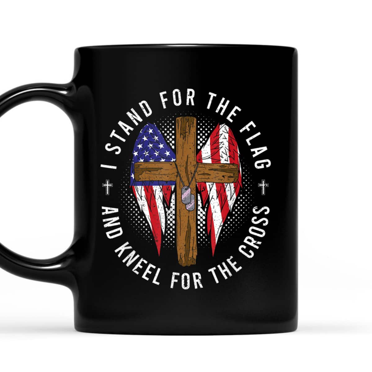 I Stand For The Flag Kneel For The Cross US Flag T-Shirt Memorial Day Veteran's Day Gift I Stand For The Flag Kneel For The Cross US Flag T-Shirt Memorial Day Veteran's Day Gift