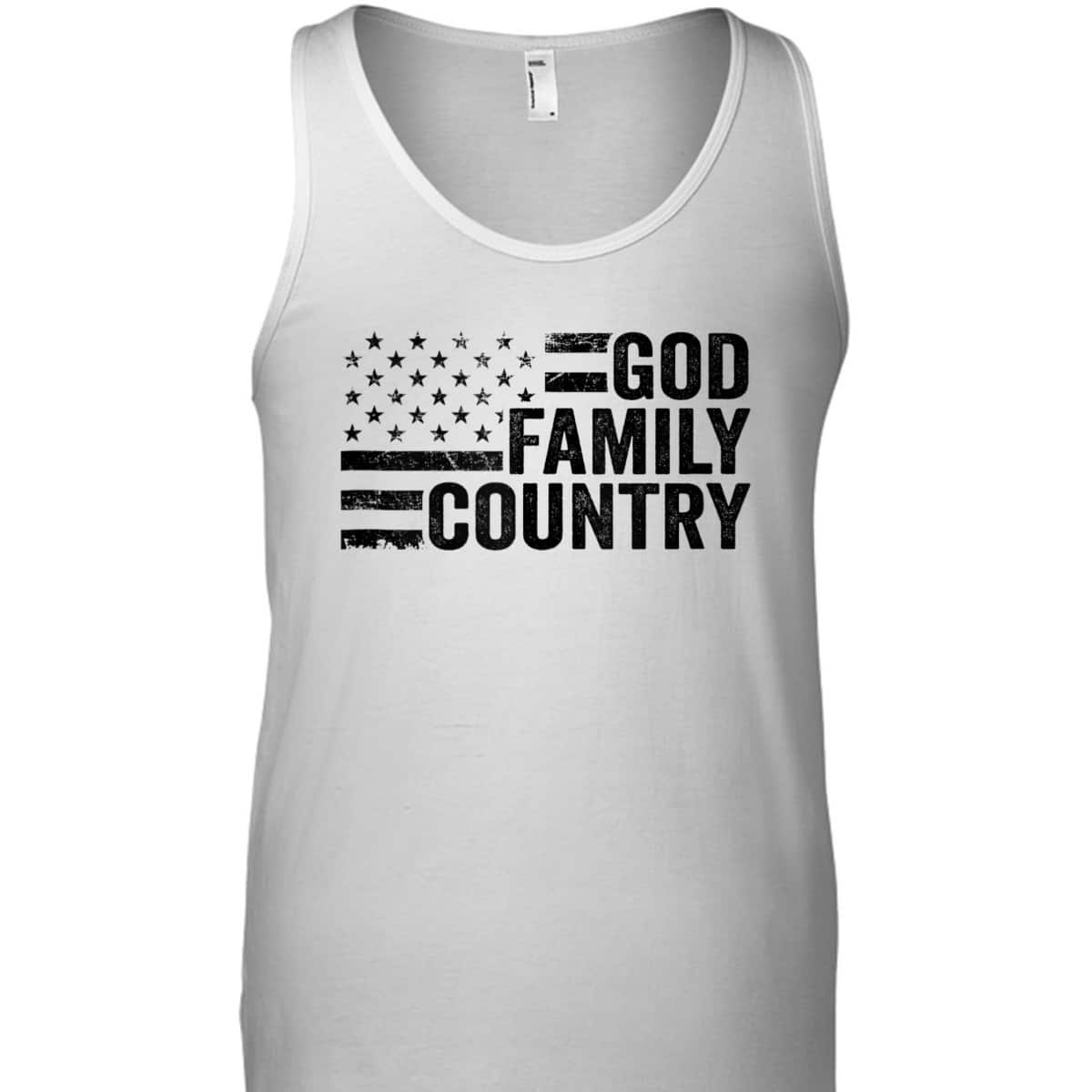 God Family Country T-Shirt USA Patriotic American Flag Independence Day 4th Of July Gift God Family Country T-Shirt USA Patriotic American Flag Independence Day 4th Of July Gift