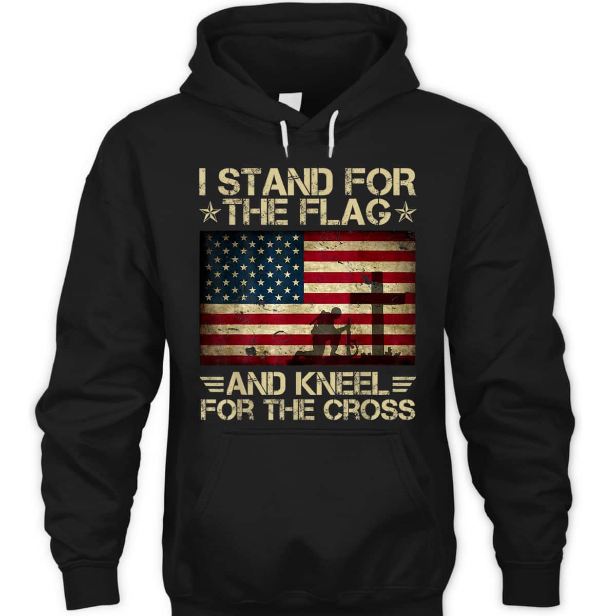 I Stand For The Flag Kneel For The Cross Memorial Day T-Shirt Veterans Day Gift I Stand For The Flag Kneel For The Cross Memorial Day T-Shirt Veterans Day Gift