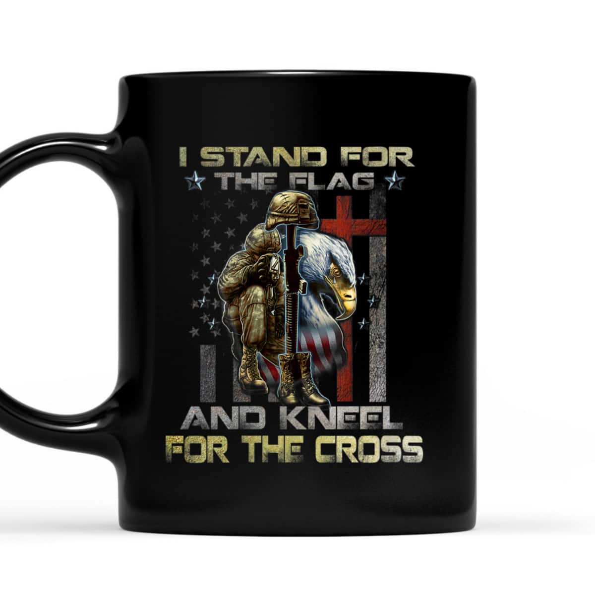 I Stand For The Flag Kneel For The Cross US Flag And Eagle T-Shirt Veteran's Day Gift I Stand For The Flag Kneel For The Cross US Flag And Eagle T-Shirt Veteran's Day Gift