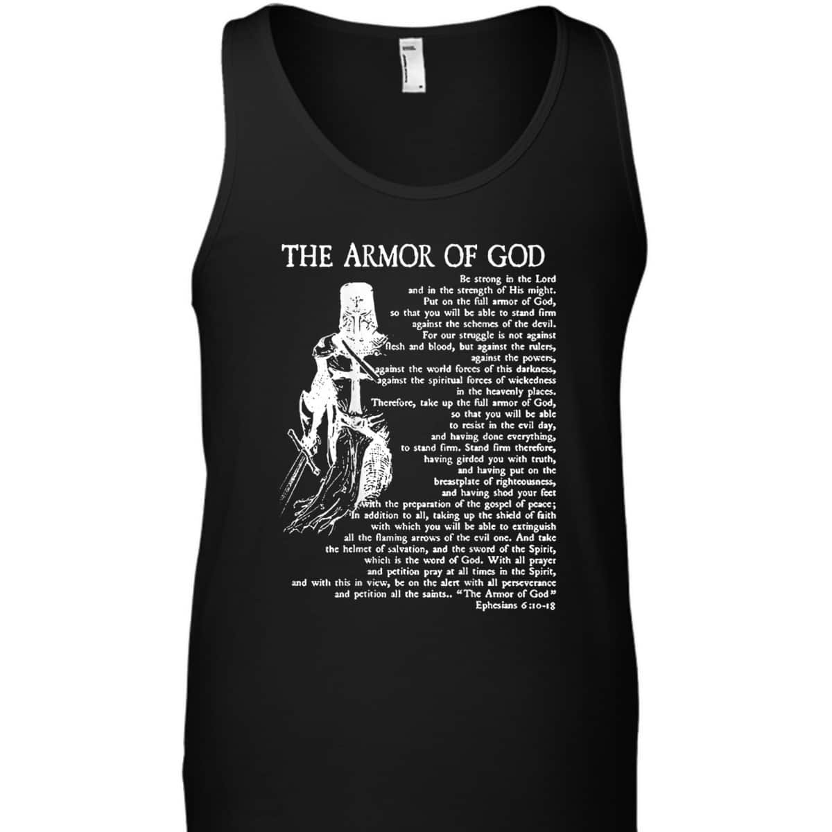 Ephesians 6:10-18 Armor Of God T-Shirt Christian Bible Verse Religious Gift