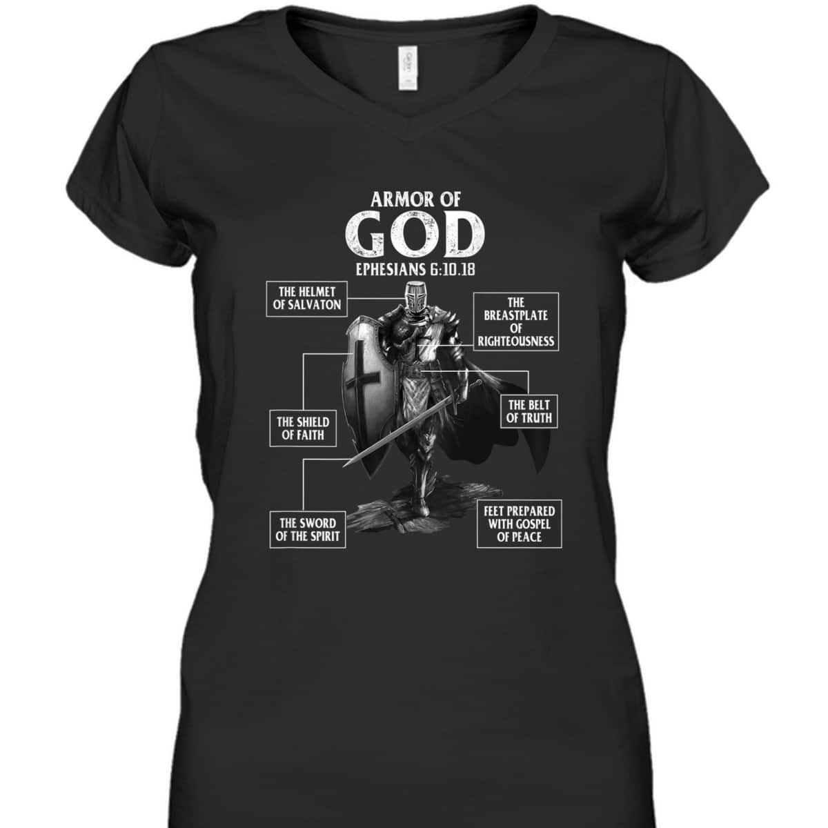 Armor Of God Ephesians 6:10.18 Bible Verse T-Shirt Christian Religious Gift Armor Of God Ephesians 6:10.18 Bible Verse T-Shirt Christian Religious Gift