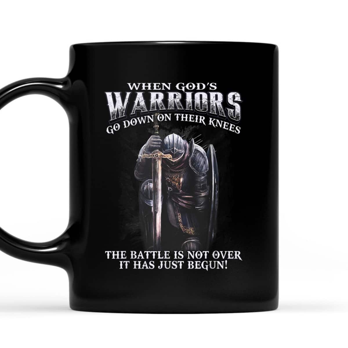Armor Of God T-Shirt Warrior Of Christ When God Is Warriors Go Down On Their Knees The Battle Has Just Begun Armor Of God T-Shirt Warrior Of Christ When God Is Warriors Go Down On Their Knees The Battle Has Just Begun