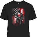 Armor Of God T-Shirt US Flag Knight Templar Independence Day Patriot Christians Gift Armor Of God T-Shirt US Flag Knight Templar Independence Day Patriot Christians Gift