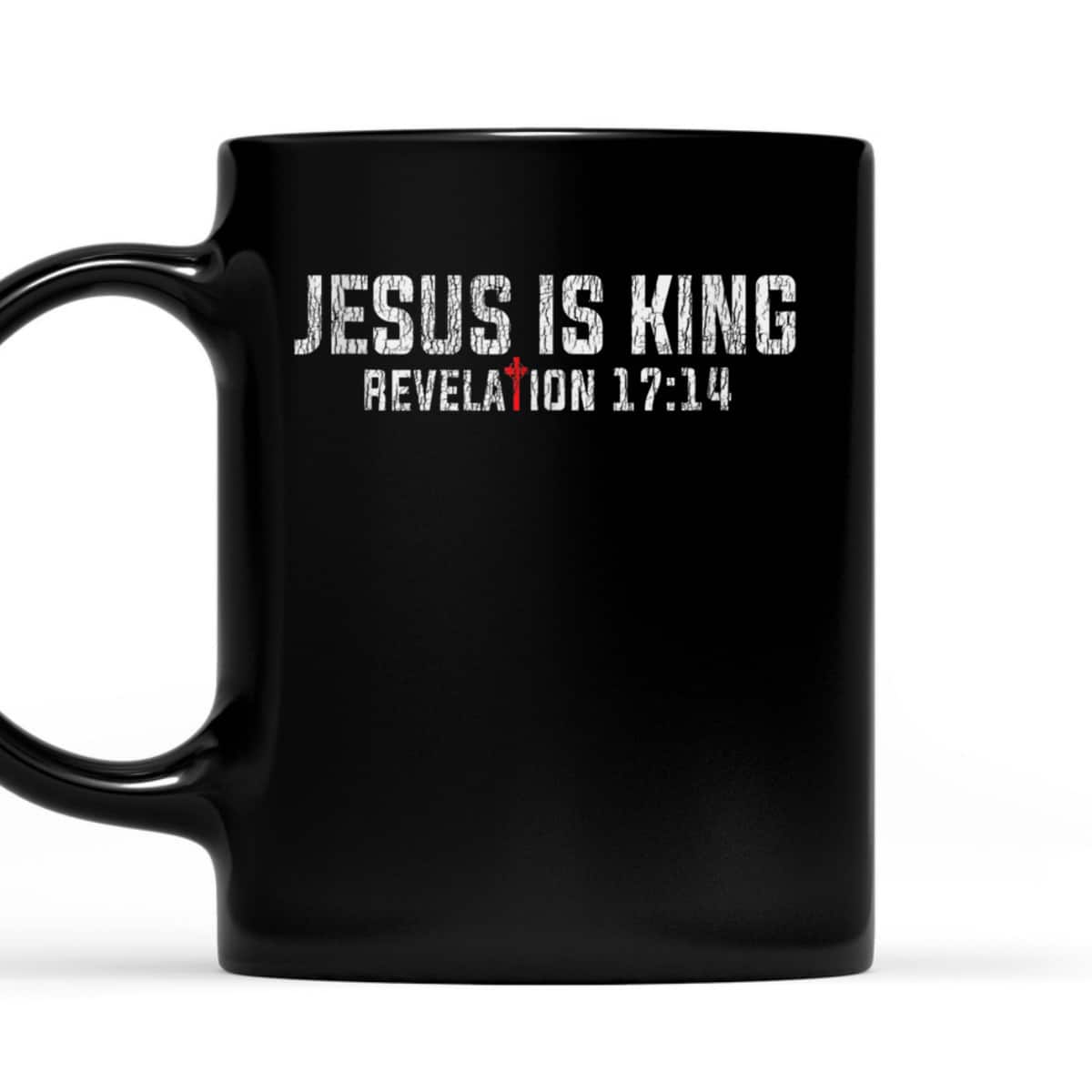 Jesus Is King T-Shirt Retro Vintage Bible Verse Revelation 17:14 Christian Religious Gift Jesus Is King T-Shirt Retro Vintage Bible Verse Revelation 17:14 Christian Religious Gift