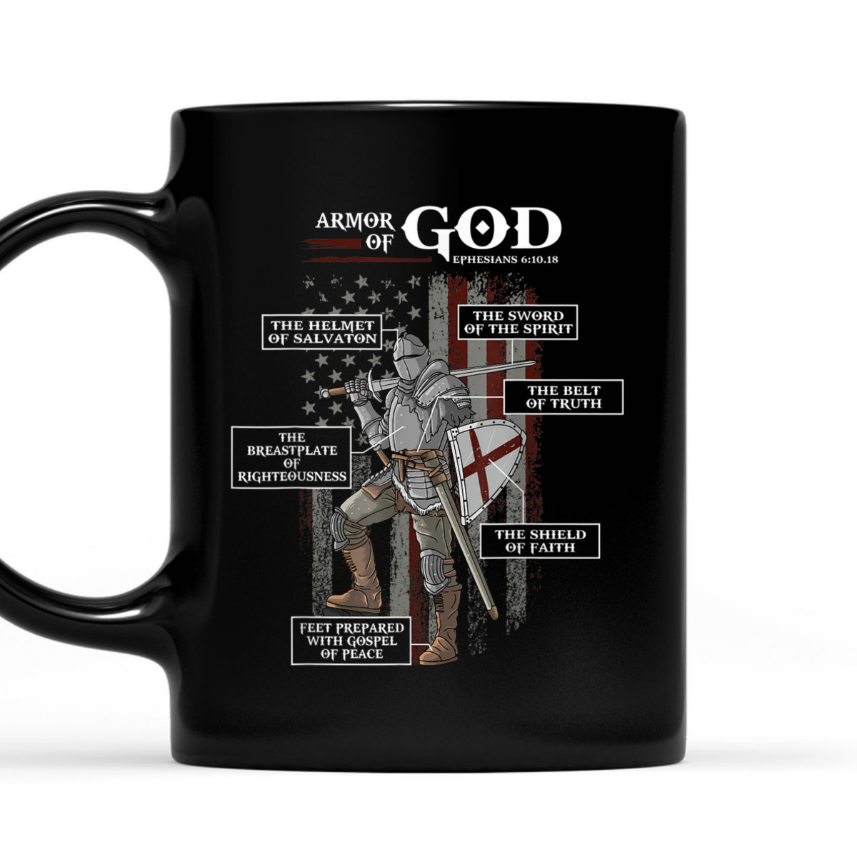 US American Flag Armor Of God T-Shirt Ephesians 6:10.18 Christian Bible Verse Gift US American Flag Armor Of God T-Shirt Ephesians 6:10.18 Christian Bible Verse Gift