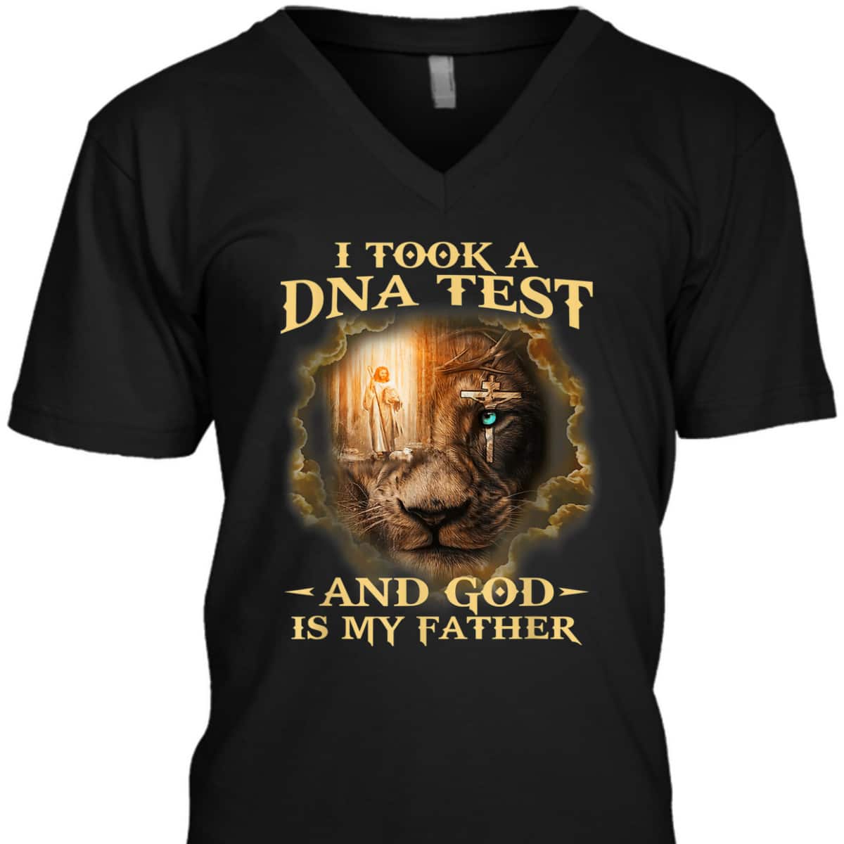 I Took A DNA Test And God Is My Father Christian Religious Gift T-Shirt