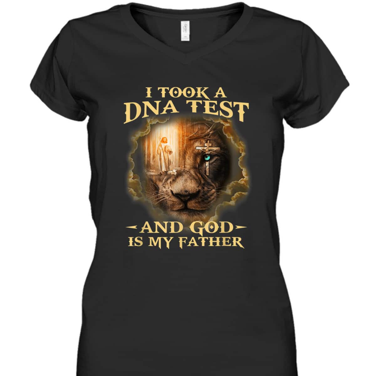 I Took A DNA Test And God Is My Father Christian Religious Gift T-Shirt