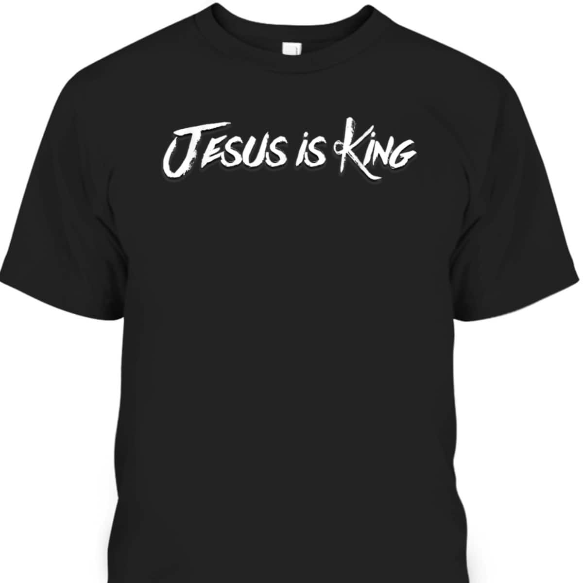 Jesus Is King Vintage T-Shirt For Jesus Lovers Jesus Is King Vintage T-Shirt For Jesus Lovers