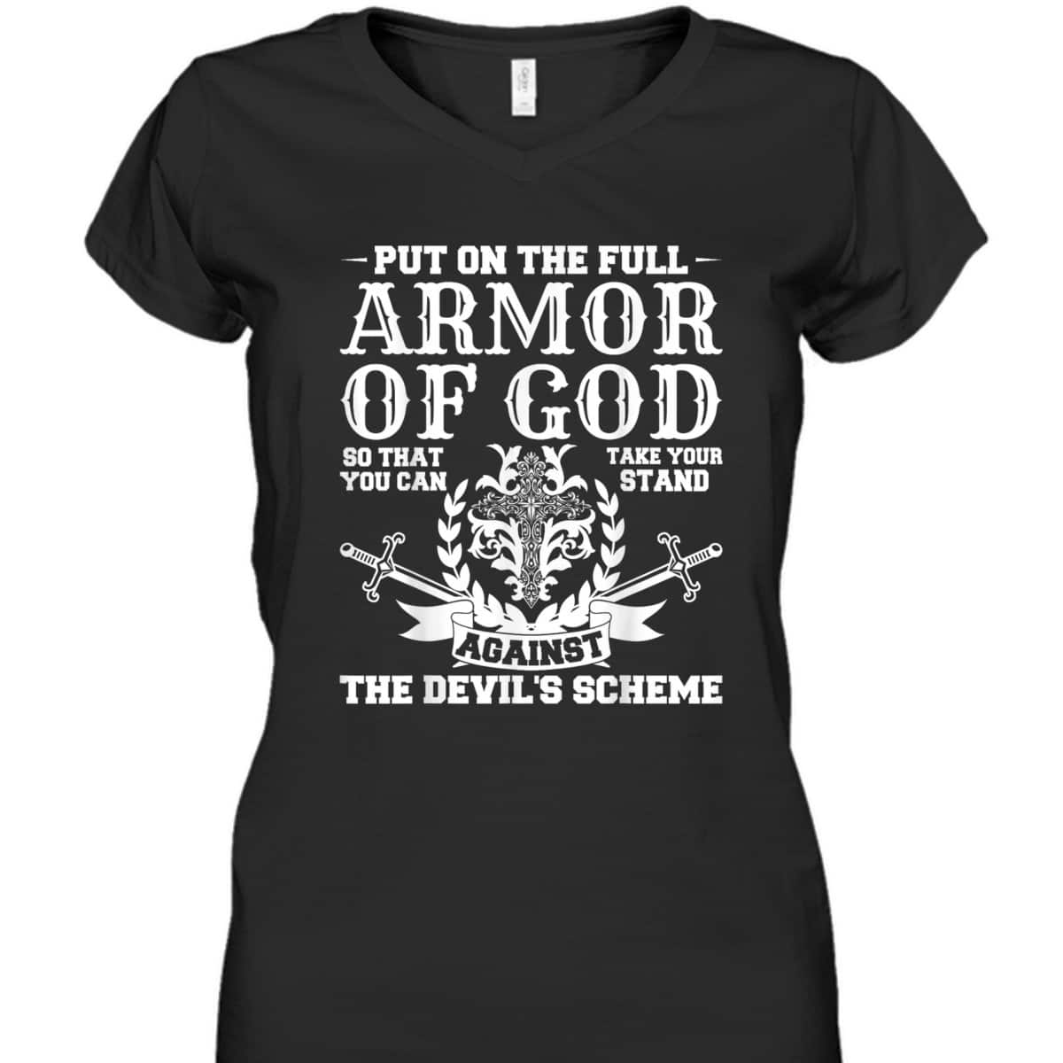 Put On The Full Armor Of God T-Shirt Christian Pastor Believers Gift Put On The Full Armor Of God T-Shirt Christian Pastor Believers Gift