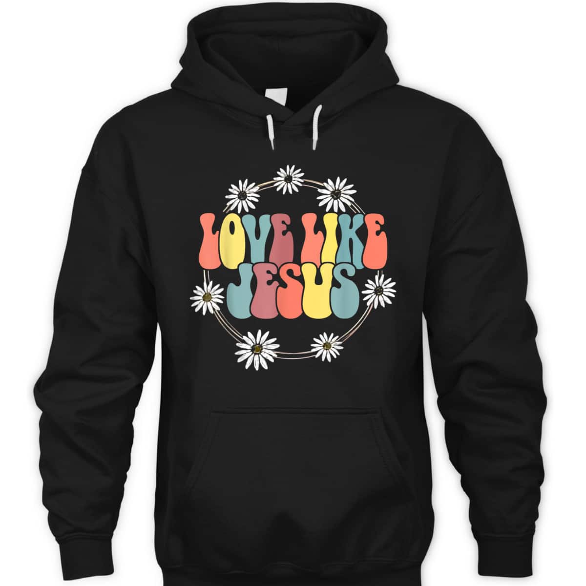 Groovy Love Like Jesus T-Shirt Christian Religious Gift Groovy Love Like Jesus T-Shirt Christian Religious Gift