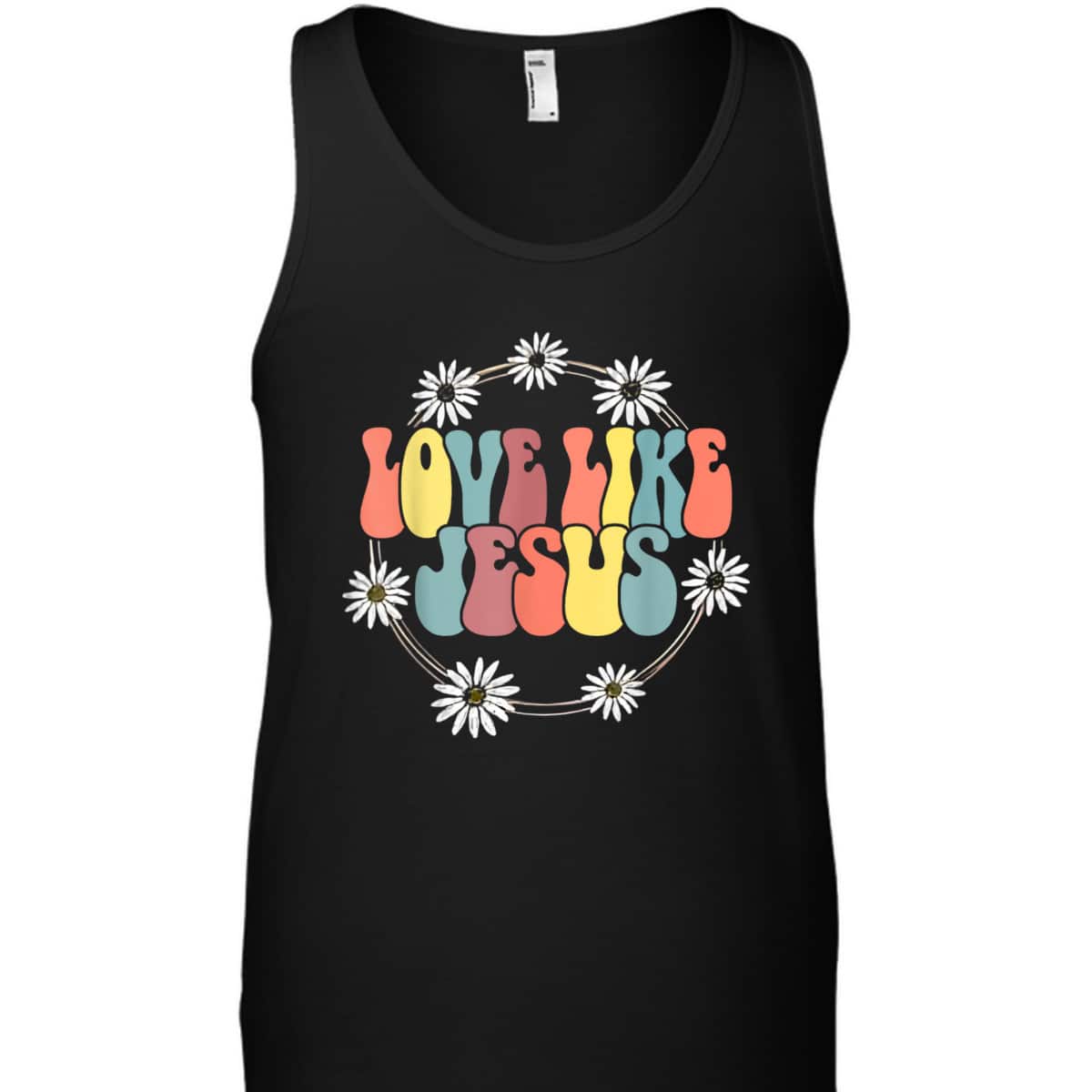 Groovy Love Like Jesus T-Shirt Christian Religious Gift Groovy Love Like Jesus T-Shirt Christian Religious Gift