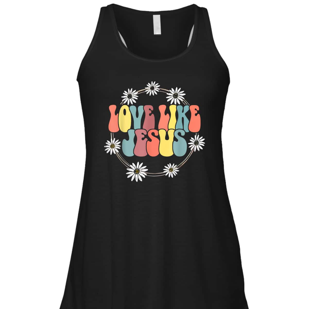 Groovy Love Like Jesus T-Shirt Christian Religious Gift Groovy Love Like Jesus T-Shirt Christian Religious Gift