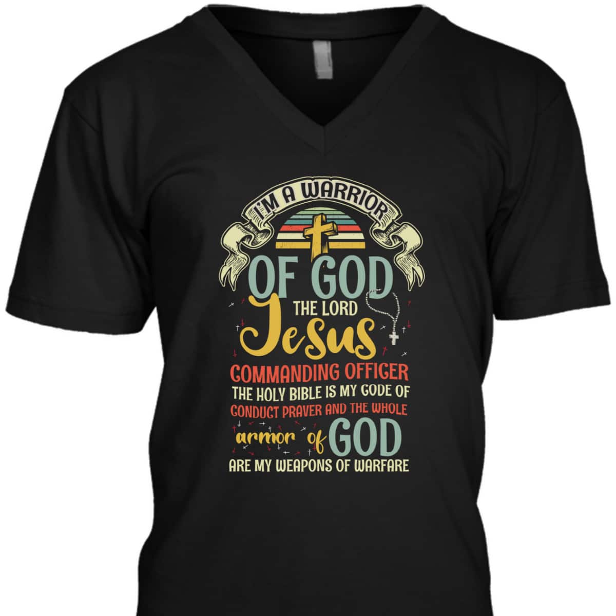 The Lord Jesus Armor Of God Are My Weapons Of Warfare T-Shirt Christian Cross Perfect Gift For Believers The Lord Jesus Armor Of God Are My Weapons Of Warfare T-Shirt Christian Cross Perfect Gift For Believers