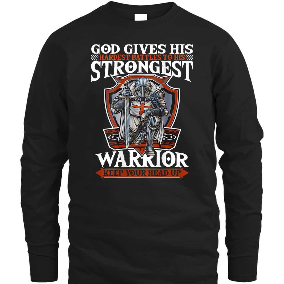 Armor Of God T-Shirt Medieval Crusader Knight Templar Warrior Keep Your Head Up Armor Of God T-Shirt Medieval Crusader Knight Templar Warrior Keep Your Head Up