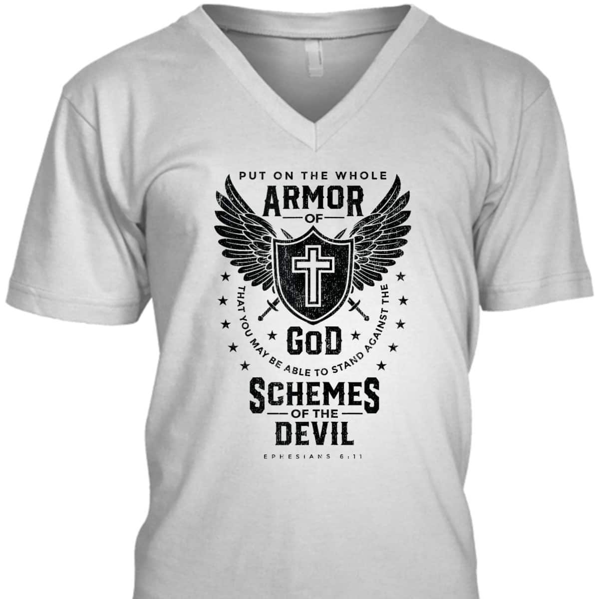 Put On The Whole Armor Of God T-Shirt Bible Verse Religious Gift For Believers Put On The Whole Armor Of God T-Shirt Bible Verse Religious Gift For Believers