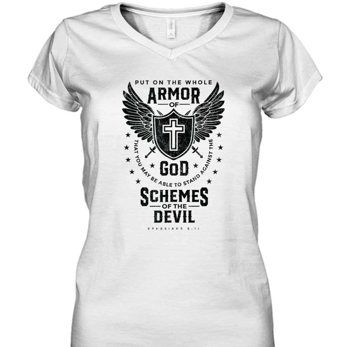 Put On The Whole Armor Of God T-Shirt Bible Verse Religious Gift For Believers Put On The Whole Armor Of God T-Shirt Bible Verse Religious Gift For Believers