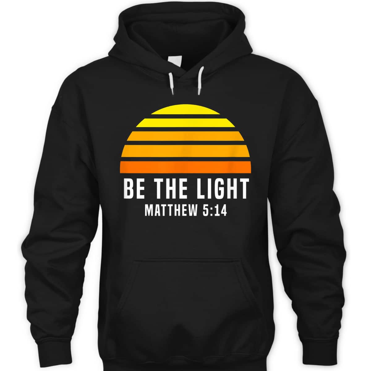 Retro Vintage Christian Be The Light Matthew 514 T-Shirt