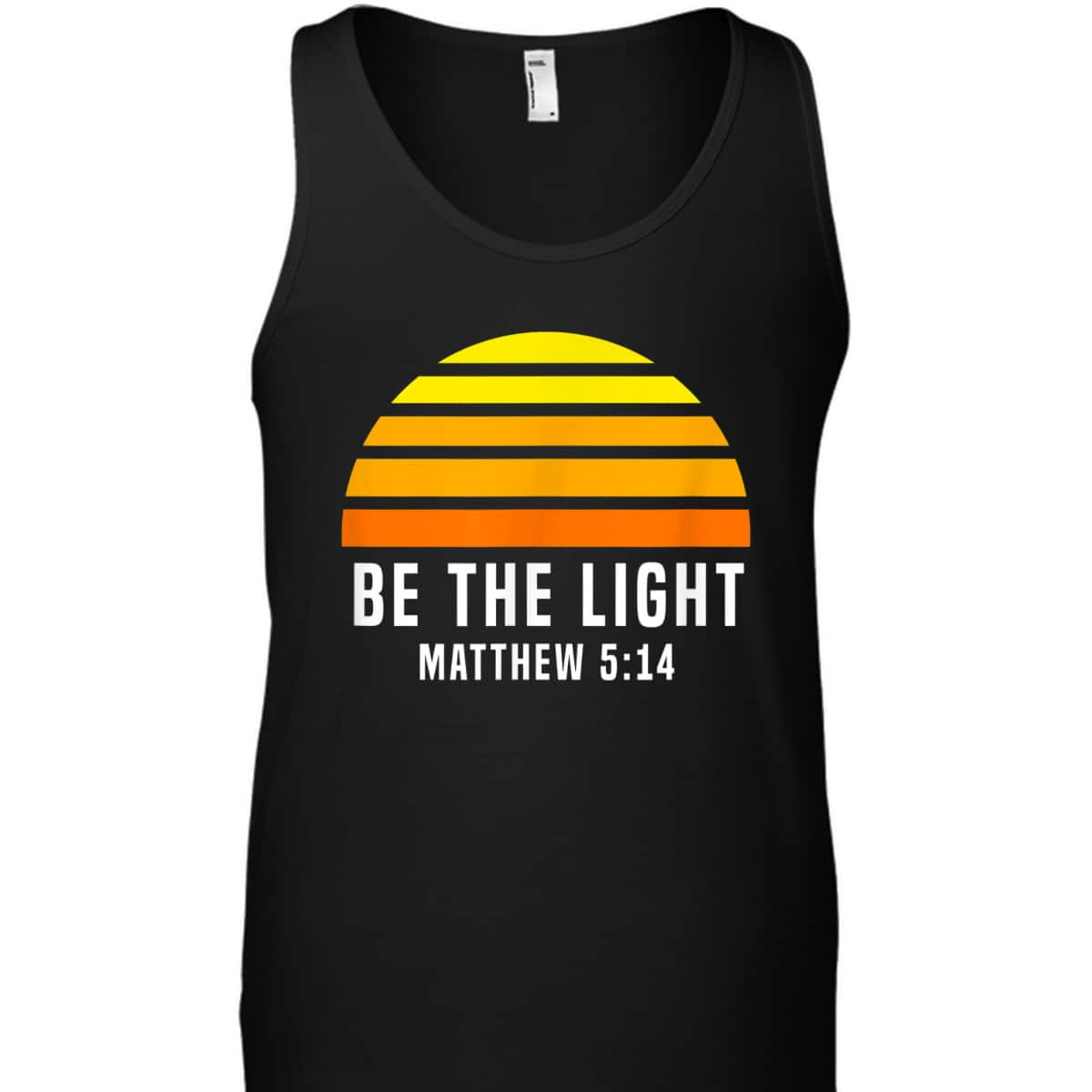 Retro Vintage Christian Be The Light Matthew 514 T-Shirt