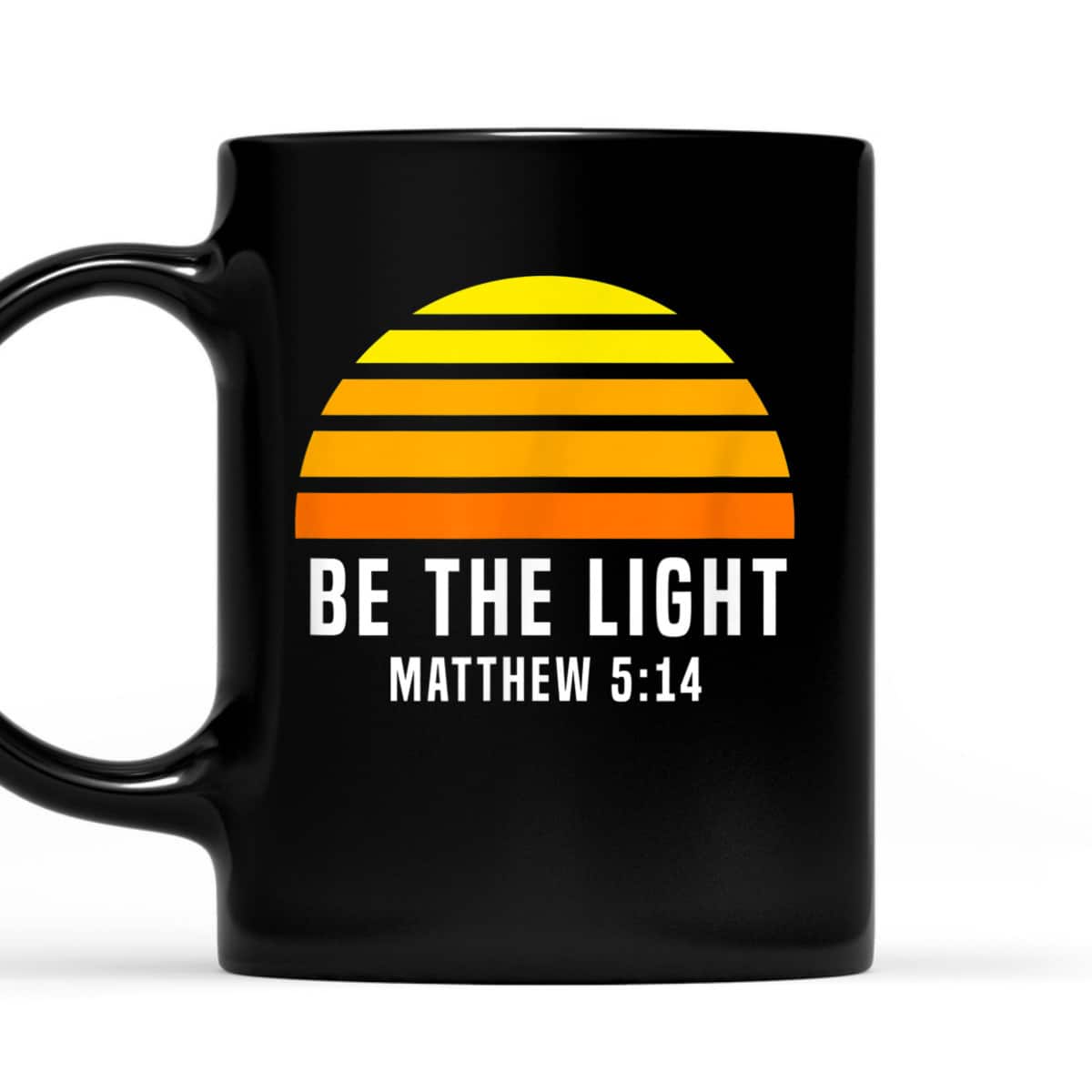 Retro Vintage Christian Be The Light Matthew 514 T-Shirt