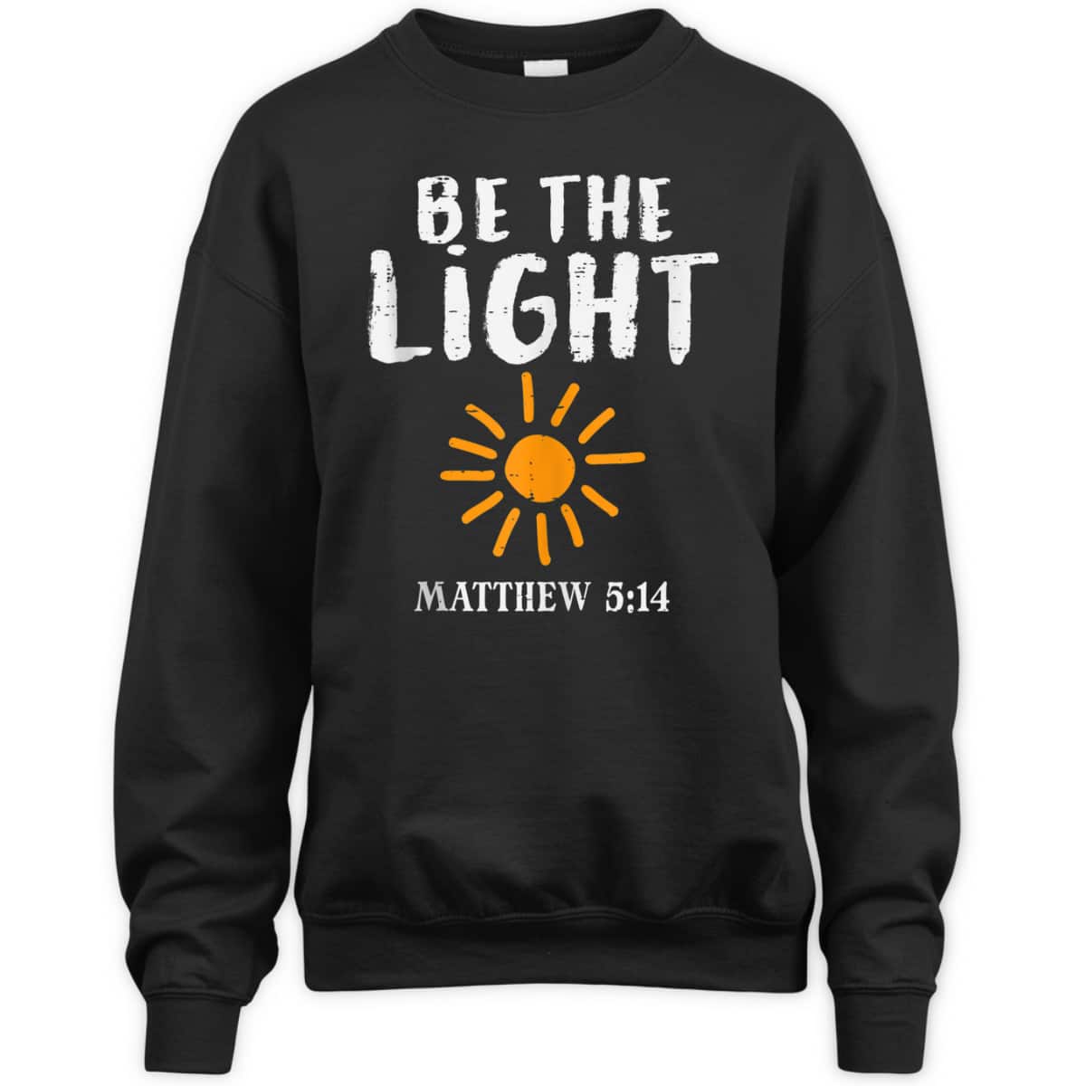 Be The Light Sun Matthew 514 T-Shirt Christian Bible Verse Gift
