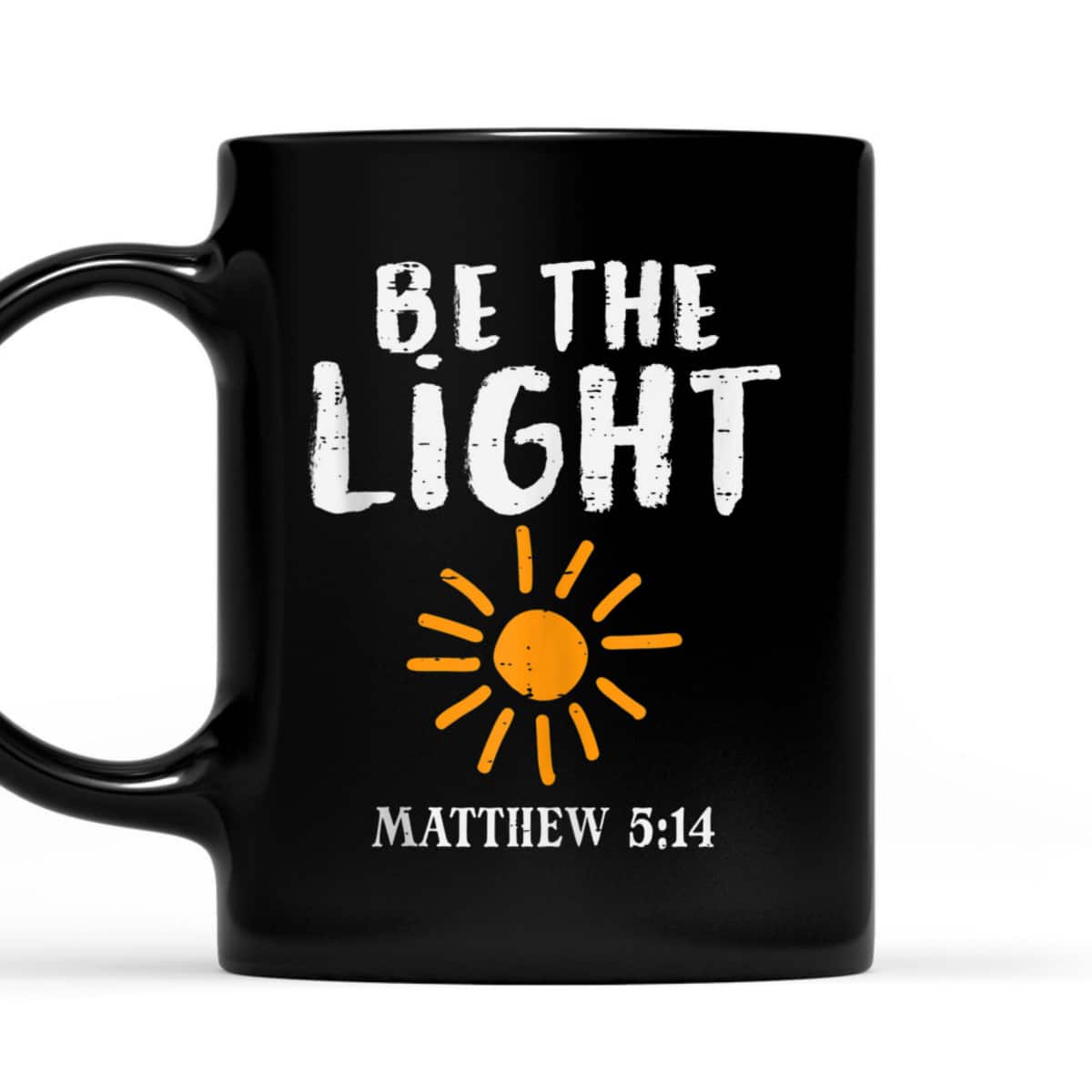 Be The Light Sun Matthew 514 T-Shirt Christian Bible Verse Gift