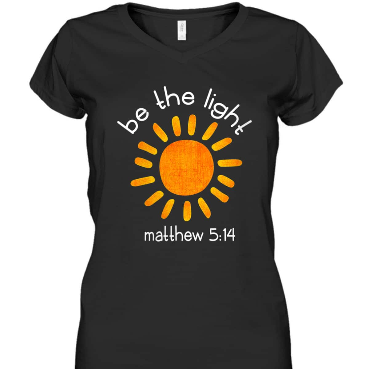 Christian Bible Scripture Quote Be The Light T-Shirt Matthew 5:14