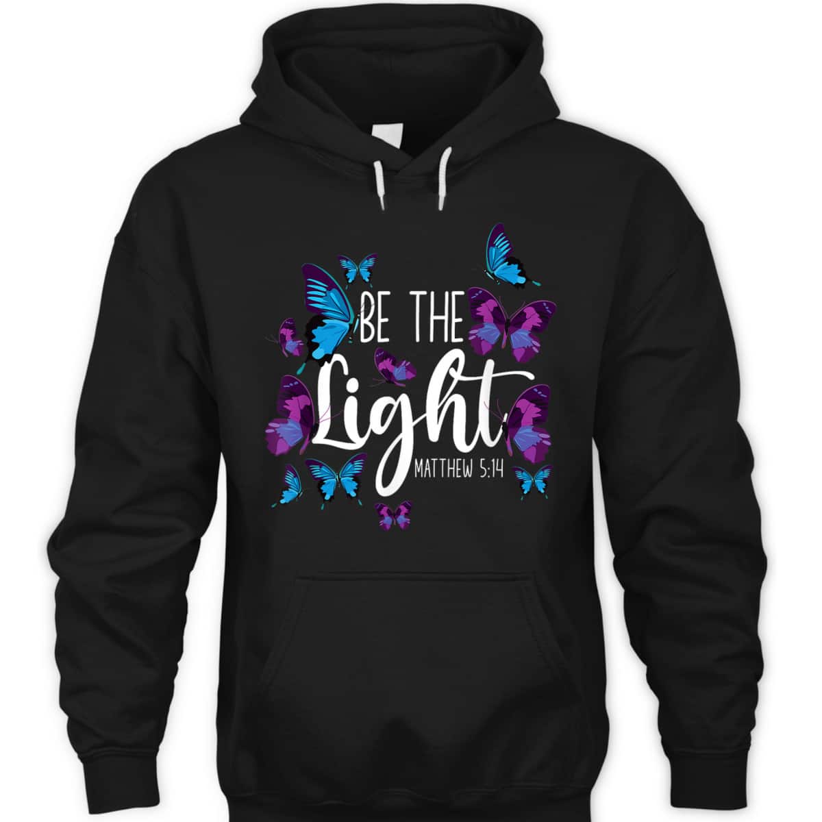 Christian Bible Verse Gift Butterflies Be The Light Matthew 514 T-Shirt Christian Bible Verse Gift Butterflies Be The Light Matthew 514 T-Shirt