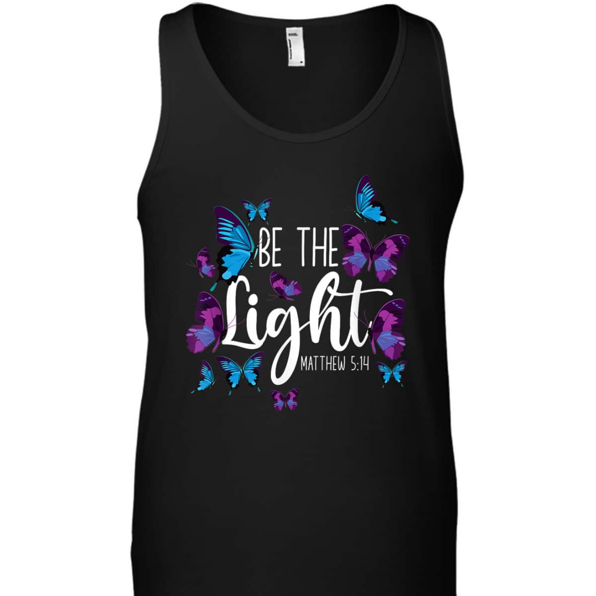 Christian Bible Verse Gift Butterflies Be The Light Matthew 514 T-Shirt Christian Bible Verse Gift Butterflies Be The Light Matthew 514 T-Shirt