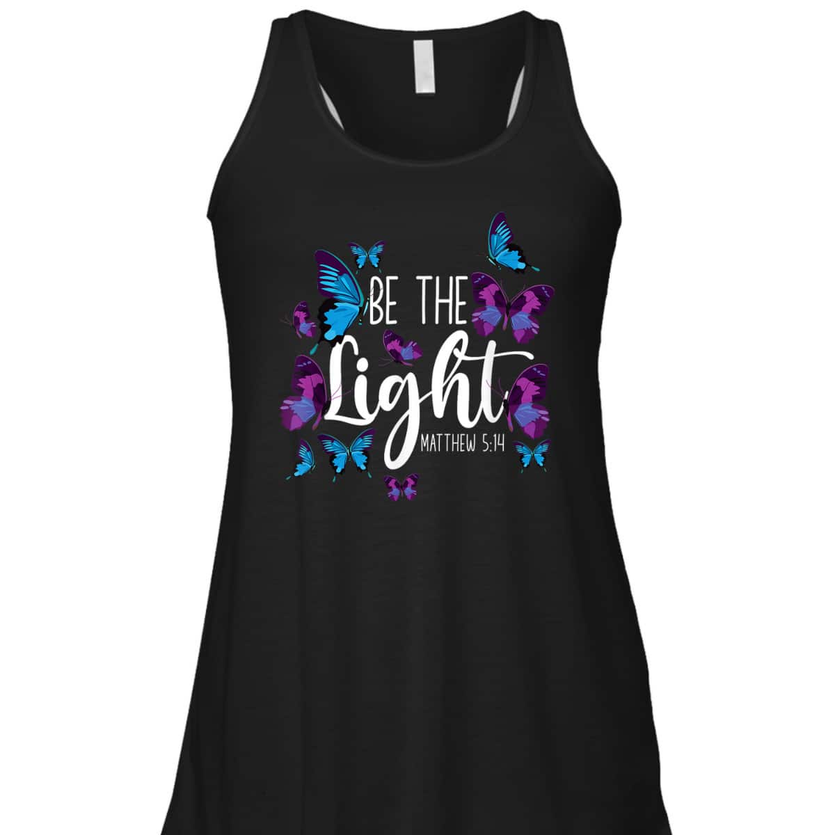 Christian Bible Verse Gift Butterflies Be The Light Matthew 514 T-Shirt Christian Bible Verse Gift Butterflies Be The Light Matthew 514 T-Shirt
