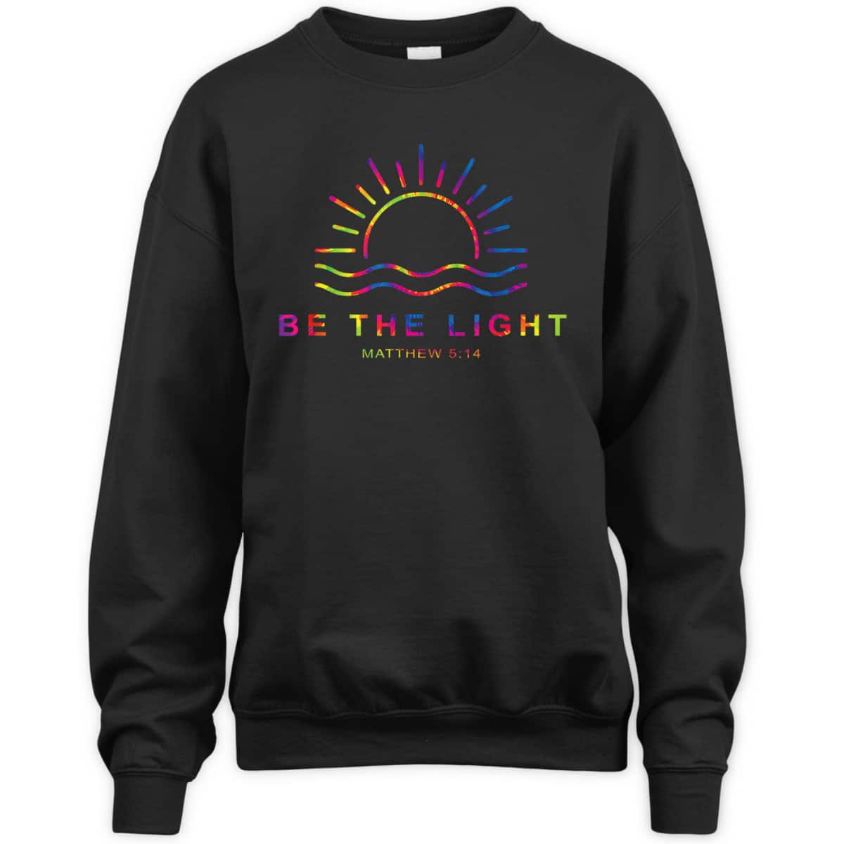 Tie Dye Be The Light T-Shirt Christian Faith Religious Gift Tie Dye Be The Light T-Shirt Christian Faith Religious Gift
