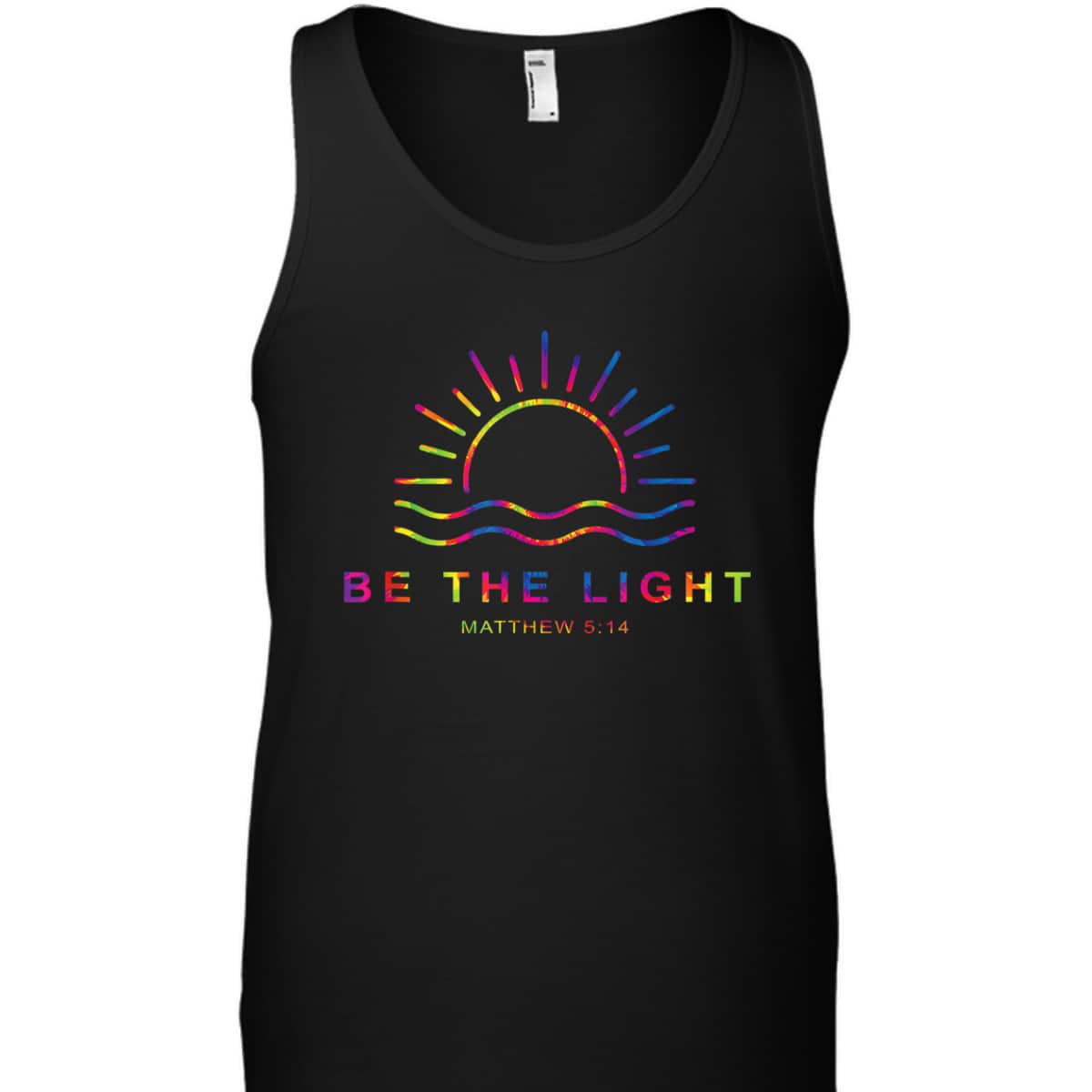 Tie Dye Be The Light T-Shirt Christian Faith Religious Gift Tie Dye Be The Light T-Shirt Christian Faith Religious Gift
