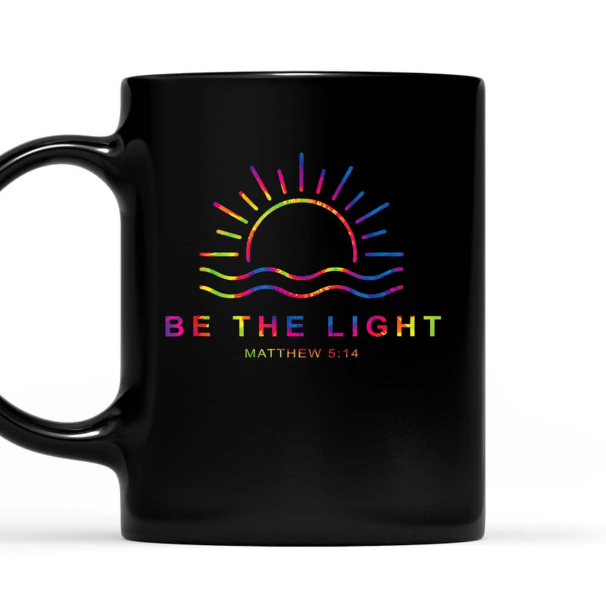 Tie Dye Be The Light T-Shirt Christian Faith Religious Gift Tie Dye Be The Light T-Shirt Christian Faith Religious Gift