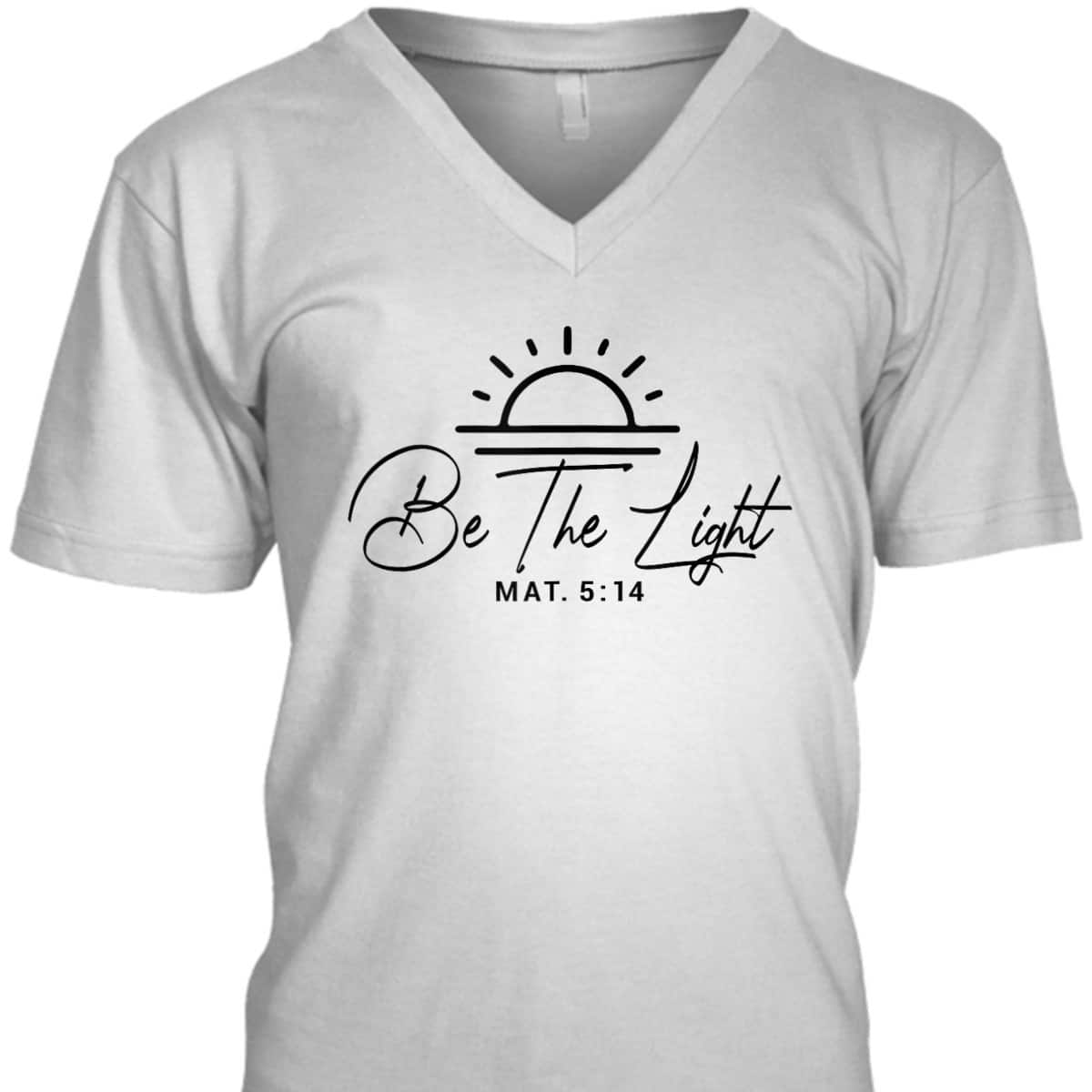 Christian Sunset Bible Verse Be The Light T-Shirt Matthew 5:14 Christian Sunset Bible Verse Be The Light T-Shirt Matthew 5:14