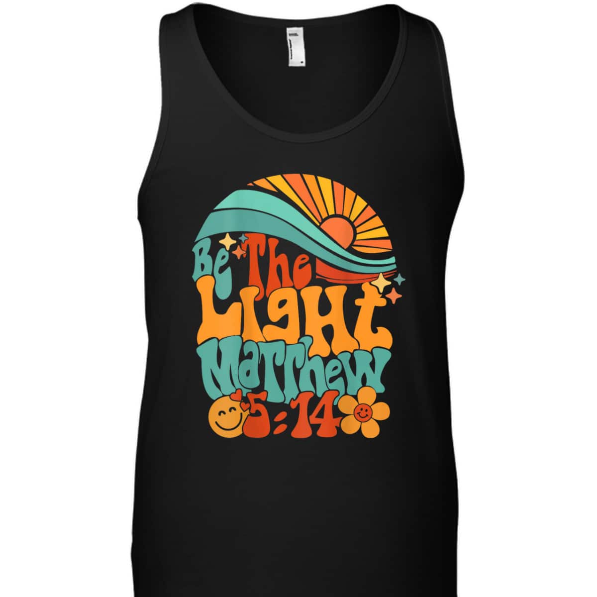 Vintage Groovy Sunset Be The Light Matthew 514 T-Shirt Vintage Groovy Sunset Be The Light Matthew 514 T-Shirt