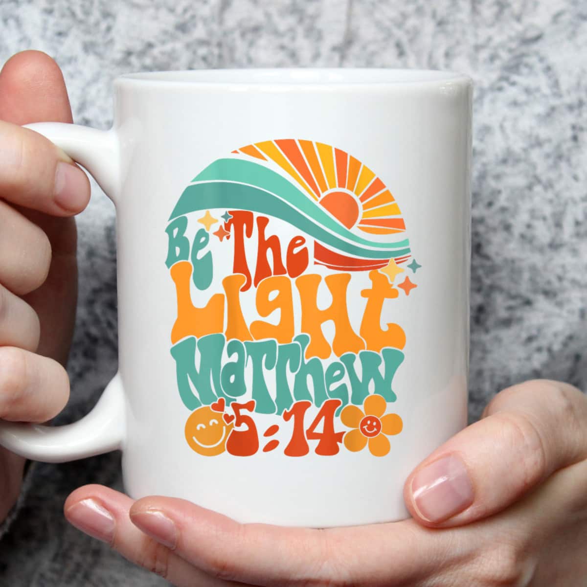 Vintage Groovy Sunset Be The Light Matthew 514 T-Shirt Vintage Groovy Sunset Be The Light Matthew 514 T-Shirt