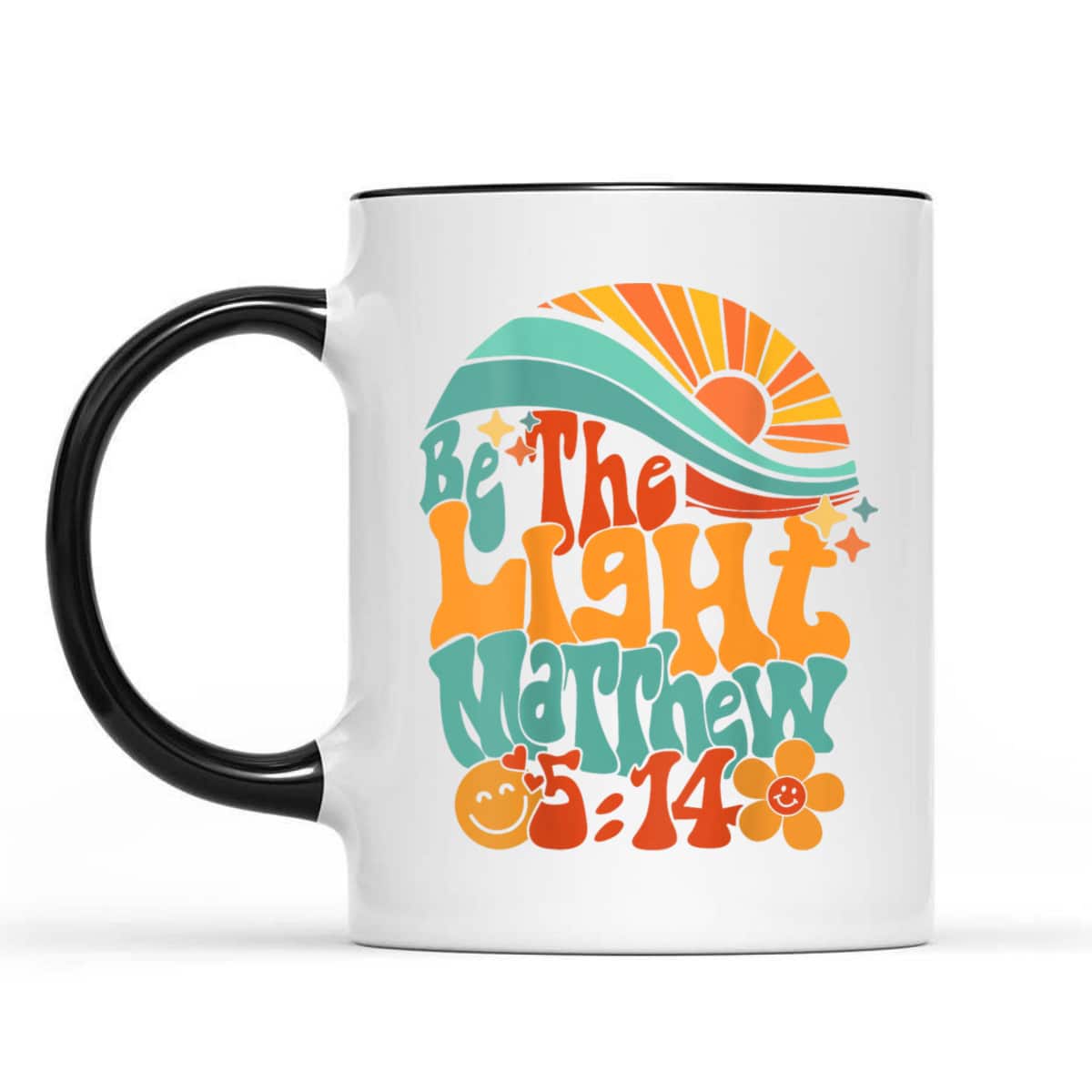 Vintage Groovy Sunset Be The Light Matthew 514 T-Shirt Vintage Groovy Sunset Be The Light Matthew 514 T-Shirt