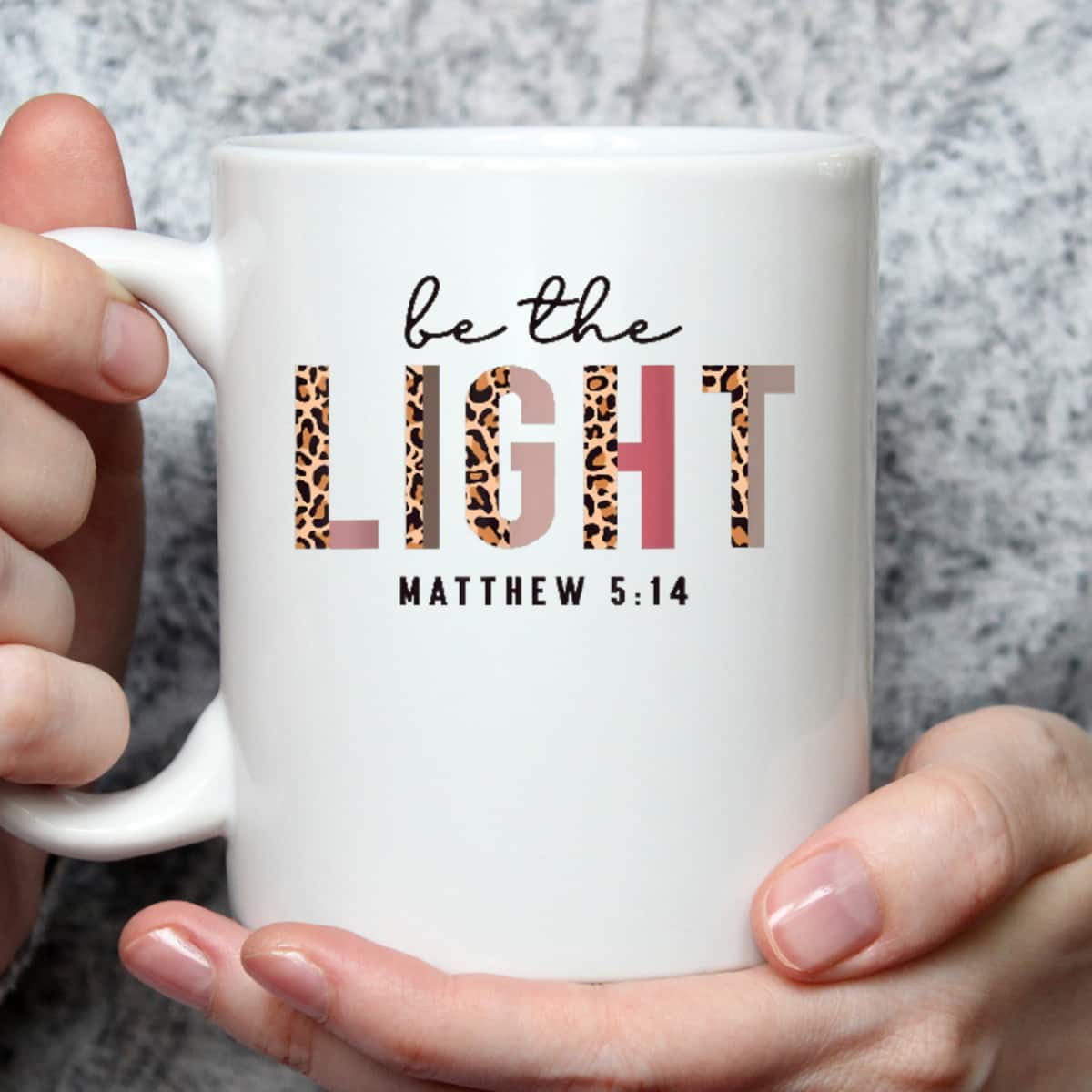Be The Light Matthew 5:14 Leopard Christian Faith Bible Verse T-Shirt Be The Light Matthew 5:14 Leopard Christian Faith Bible Verse T-Shirt