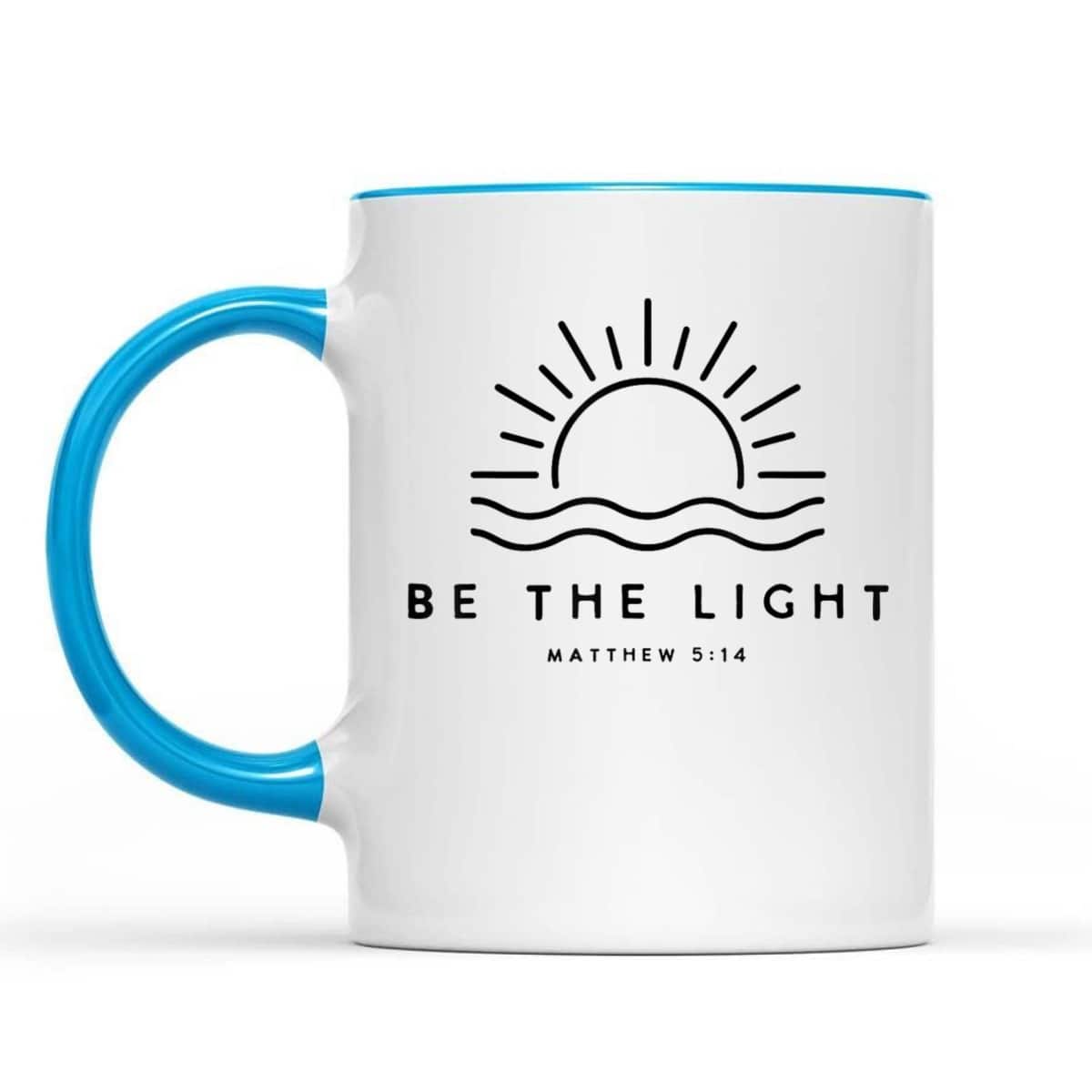 Be The Light Matthew 5:14 Christian Faith Bible Verse T-Shirt Be The Light Matthew 5:14 Christian Faith Bible Verse T-Shirt