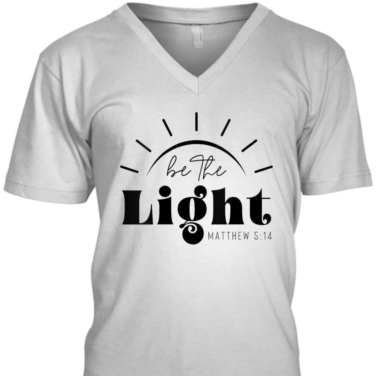 Vintage Be The Light Sunset Minimalist T-Shirt Religious Gift Vintage Be The Light Sunset Minimalist T-Shirt Religious Gift