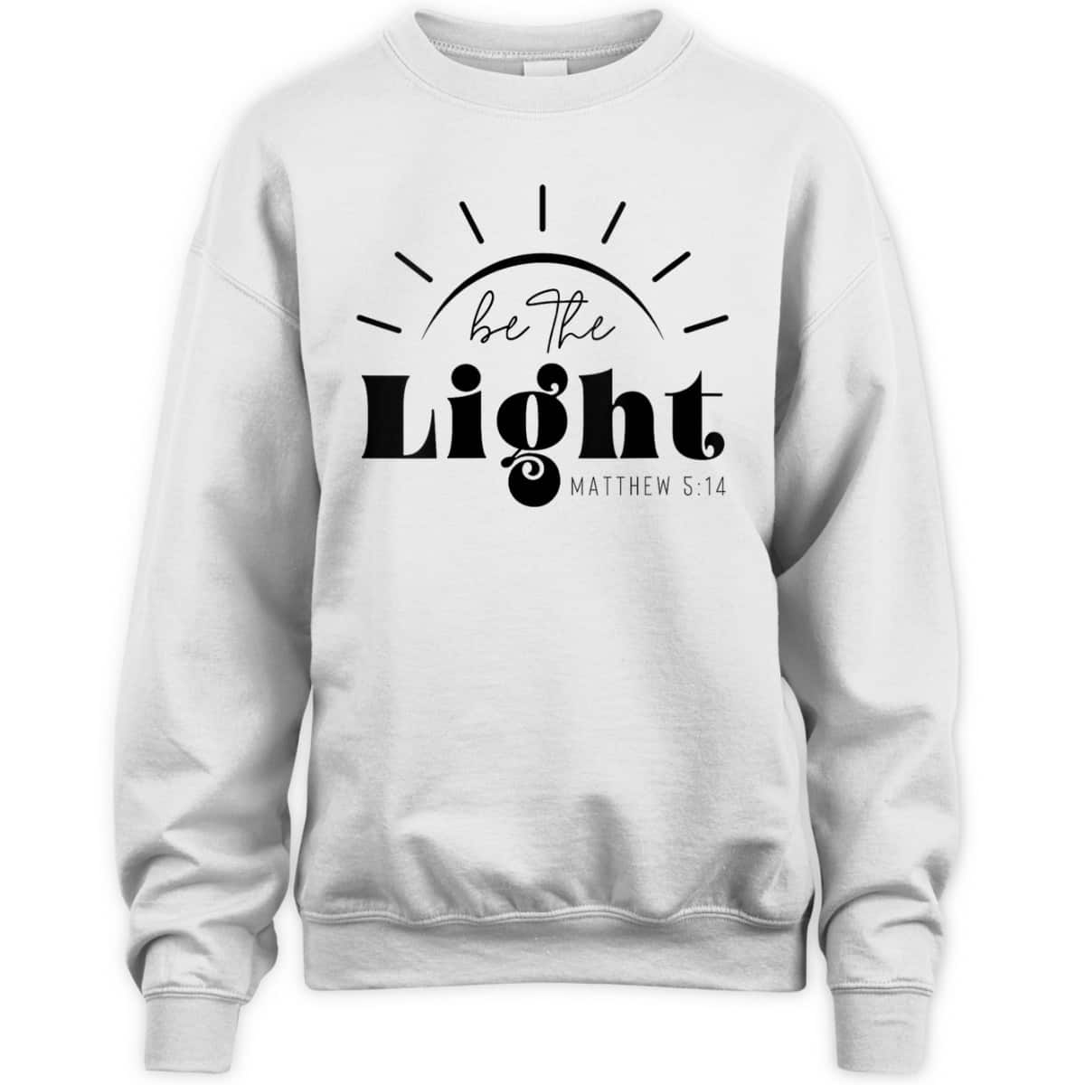 Vintage Be The Light Sunset Minimalist T-Shirt Religious Gift Vintage Be The Light Sunset Minimalist T-Shirt Religious Gift