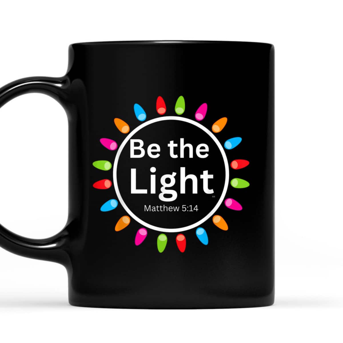 Christmas Xmas Lights Christian Be The Light Colorful T-Shirt Christmas Xmas Lights Christian Be The Light Colorful T-Shirt