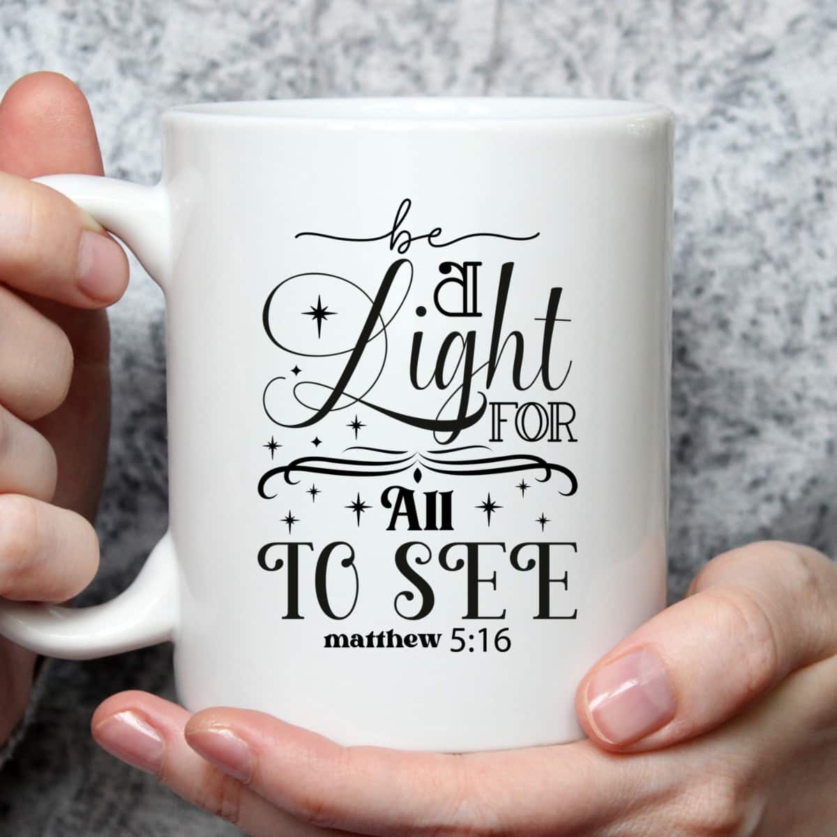 Be A Light For All To See Inspirational Christian Quote T-Shirt Be A Light For All To See Inspirational Christian Quote T-Shirt