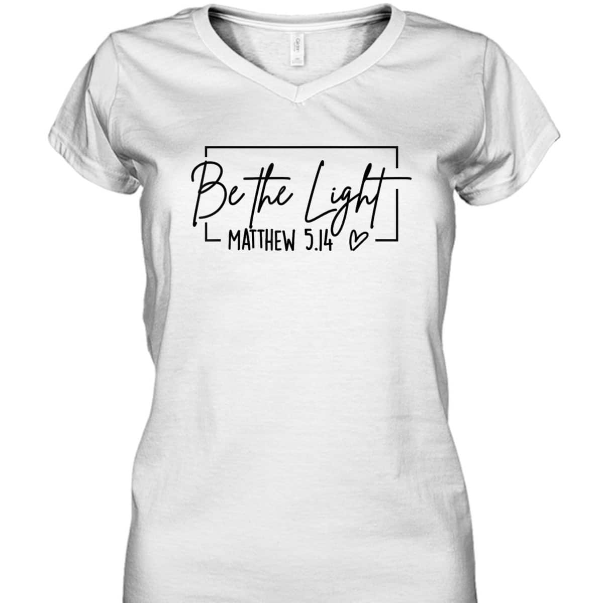 Floral Be The Light T-Shirt Matthew 5.14 Bible Verse Christian Religious Gift Floral Be The Light T-Shirt Matthew 5.14 Bible Verse Christian Religious Gift