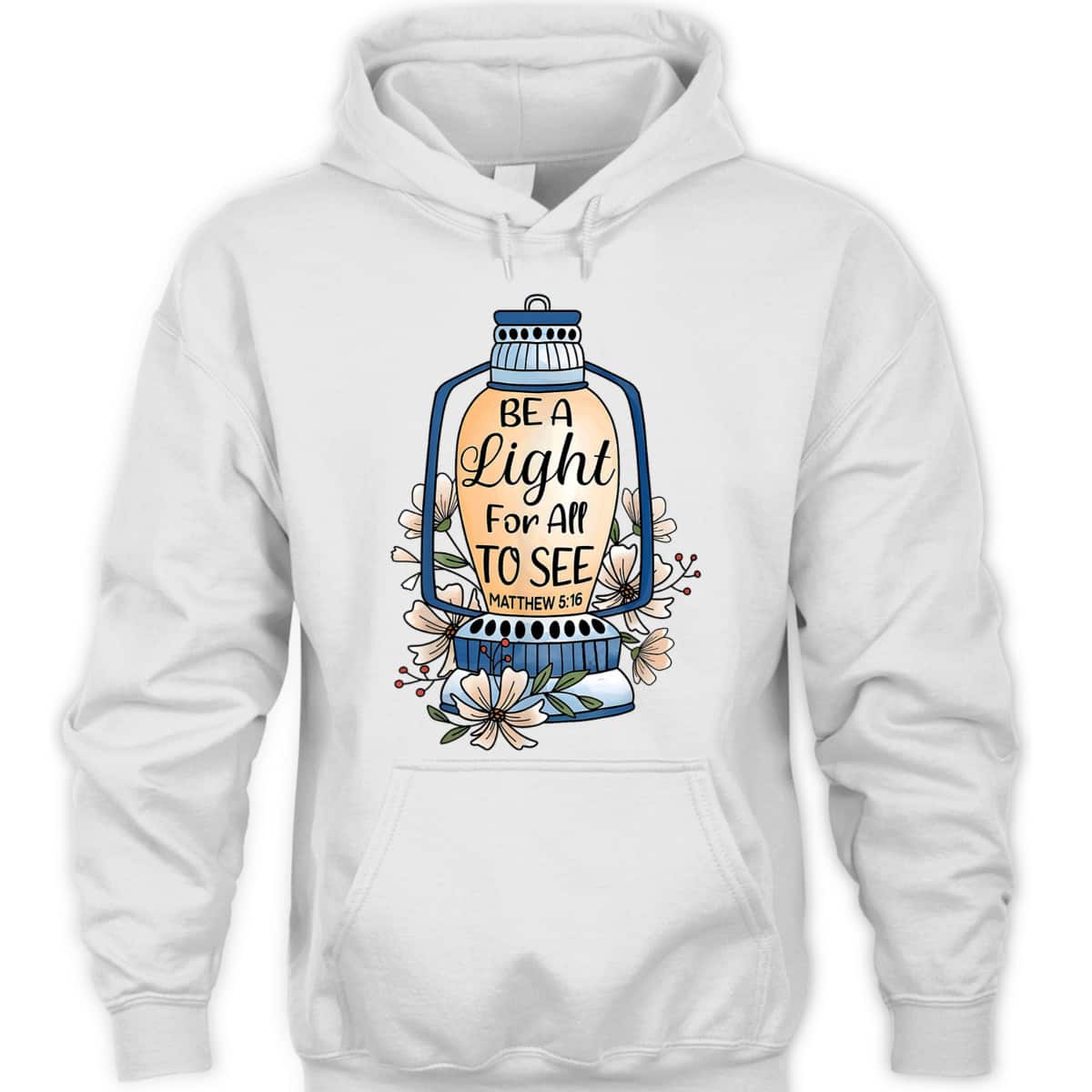 Christian T-Shirt Be A Light For All To See Bible Verse Religious Gift Christian T-Shirt Be A Light For All To See Bible Verse Religious Gift