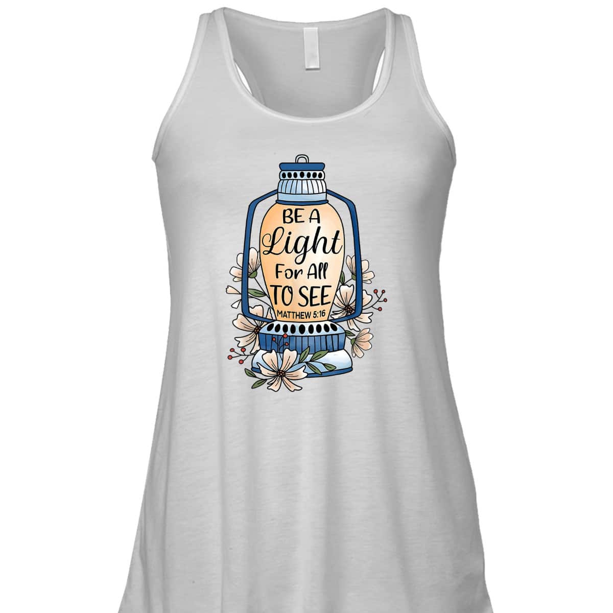 Christian T-Shirt Be A Light For All To See Bible Verse Religious Gift Christian T-Shirt Be A Light For All To See Bible Verse Religious Gift