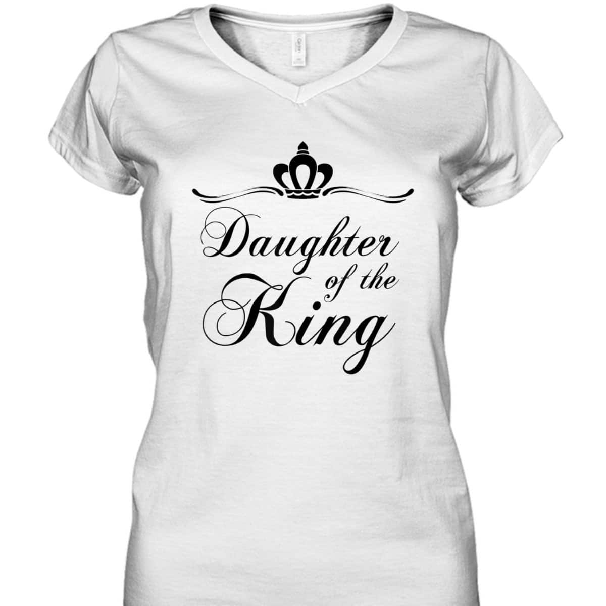Daughter Of The King Vintage Crown Christian T-Shirt