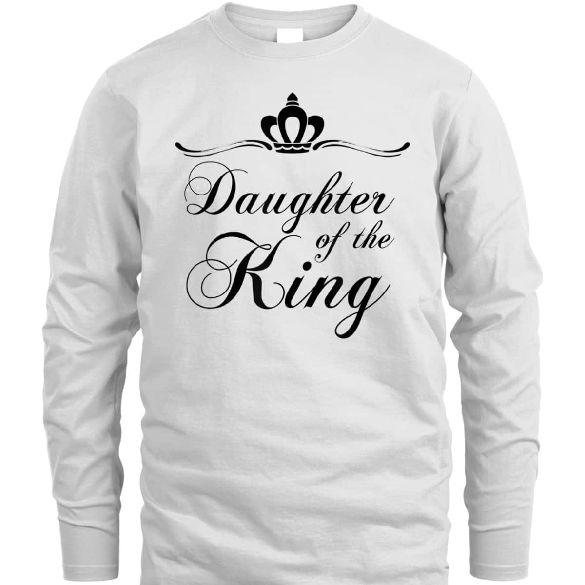 Daughter Of The King Vintage Crown Christian T-Shirt