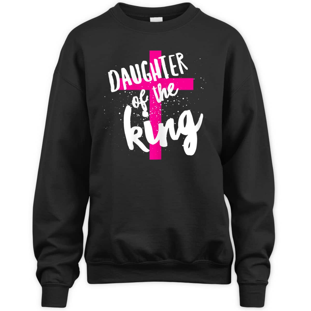 Daughter Of The King Pink Christian Cross Religious T-Shirt Daughter Of The King Pink Christian Cross Religious T-Shirt